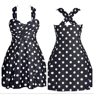 COCOPEAR 4x polkadot swimsuit 18 brand new